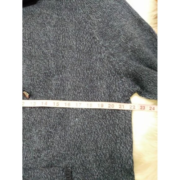 Cedar Wood State Long Sleeve Ribbed Pullover Drawstring Hooded Blue Mens Size XL - Picture 5 of 6